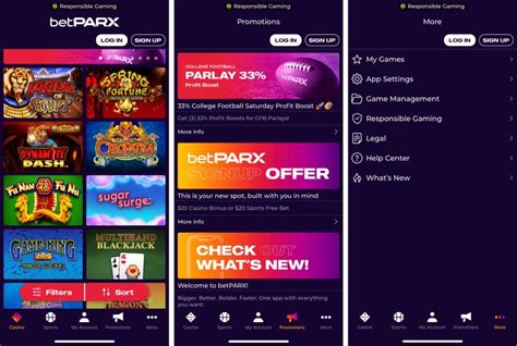 Betparx casino app